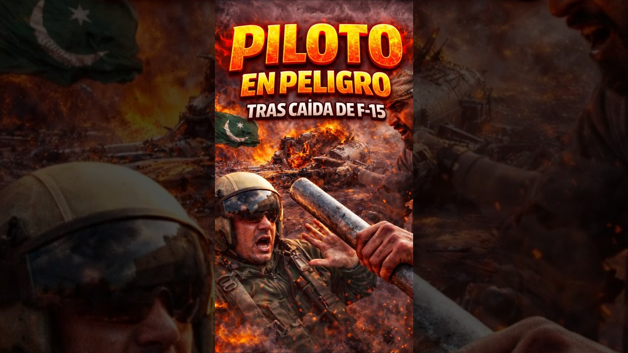 &iexcl;CAOS TRAS LA CA&Iacute;DA! Piloto de F-15 enfrenta momento cr&iacute;tico
