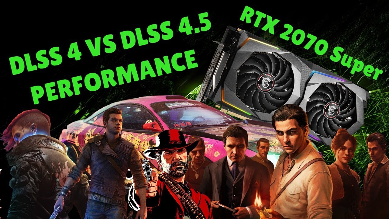DLSS 4 VS DLSS 4.5 Performance - RTX 2070 Super - 5 Game Engine