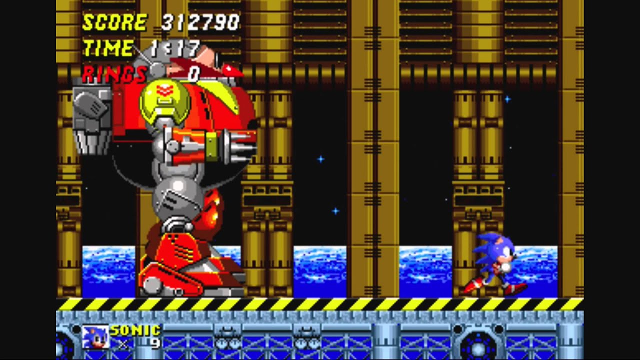 Sonic The Hedgehog 2 Final Boss + Super Sonic Ending