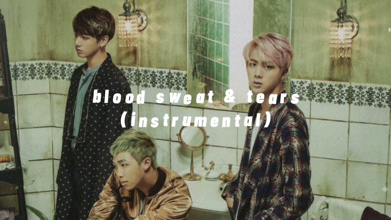 bts - blood sweat & tears (피 땀 눈물) (instrumental) (slowed + reverb)