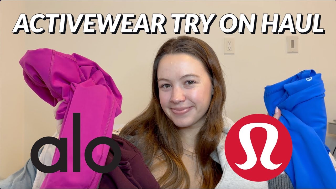 ACTIVEWEAR TRY ON HAUL || LULULEMON, ALO, + LULULEMON MAUI, HAWAII COLLECTION