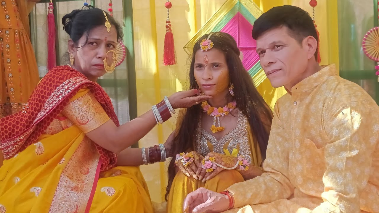 हल्दी कार्यक्रम पहाड़ी रीति रिवाज