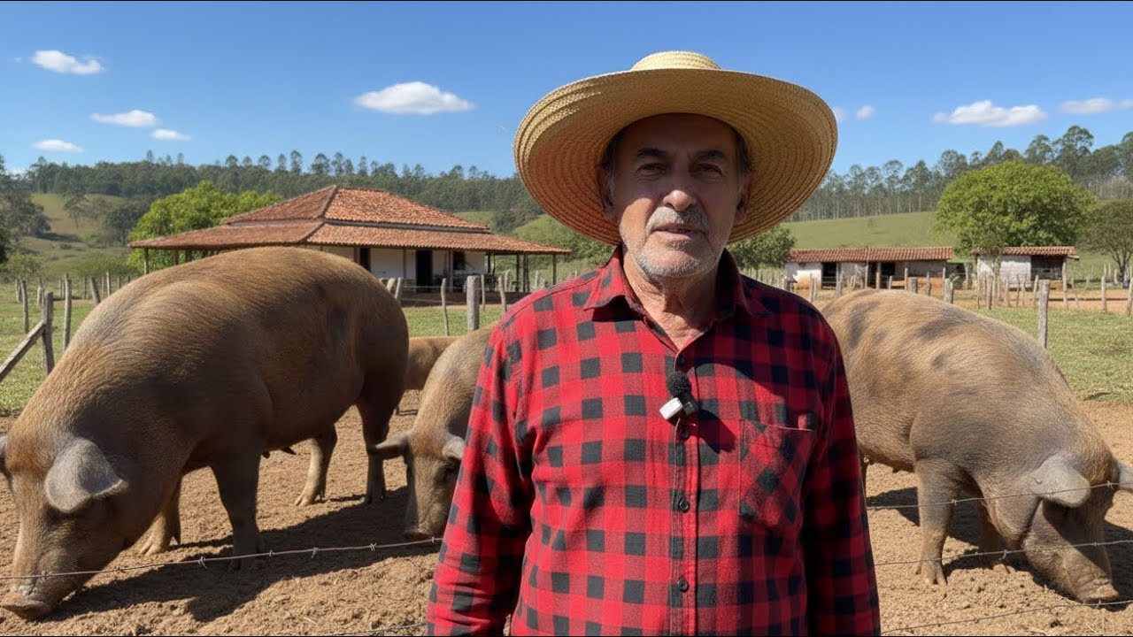 COMO É A CRIAÇÃO DE PORCOS GIGANTE EM PEQUENO SÍTIO EM MINAS GERAIS