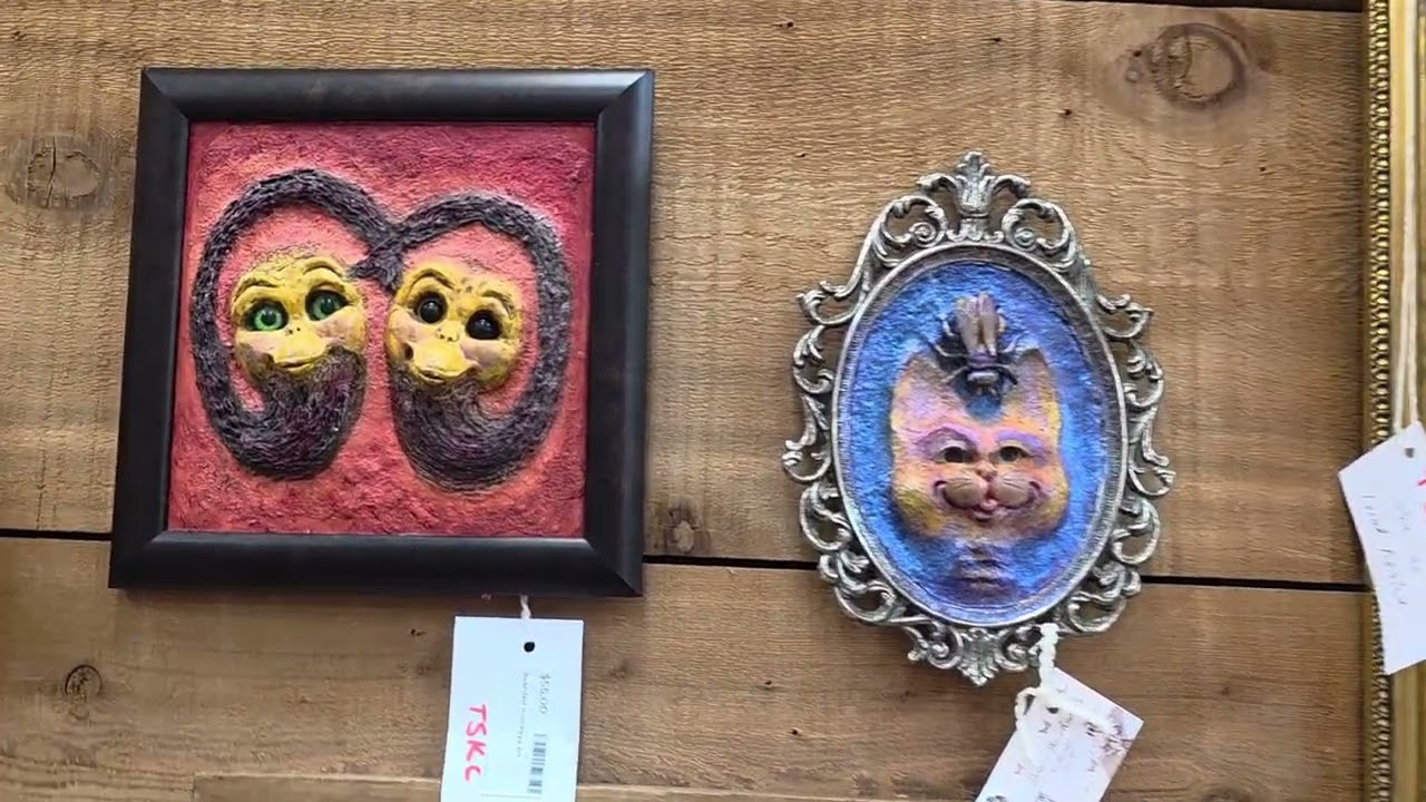 New art at the Skeleton Key Cottonwood Antique Mall Richardson, TX