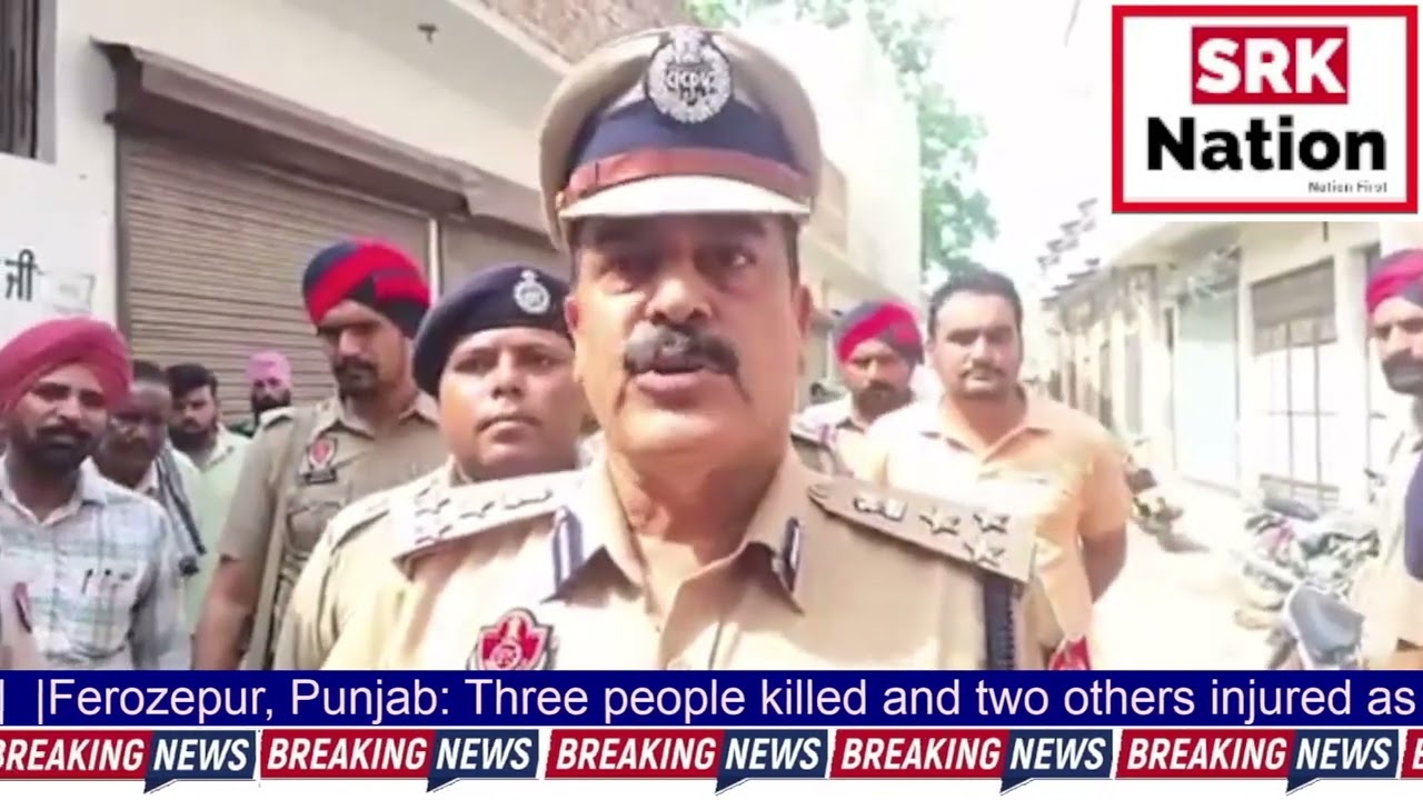 Ferozepur, Punjab: Three people killed and two others injured as 6 people on motorcycle fire