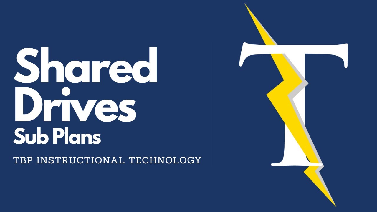 Sub Plans Shared Drive - Campus Support