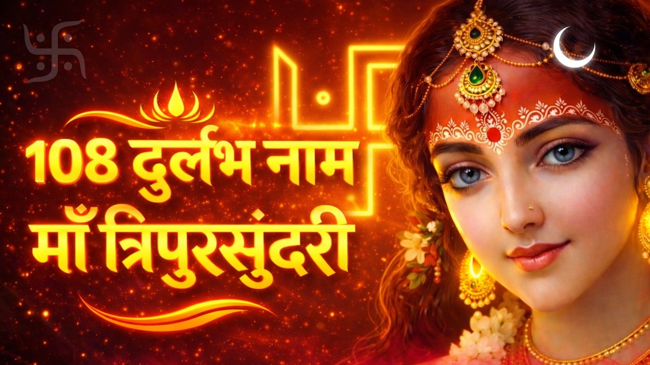माँ त्रिपुरसुंदरी स्तोत्रम् | Tripura Sundari Ashtottara Shatanam Stotram | Lalita Tripura Sundari