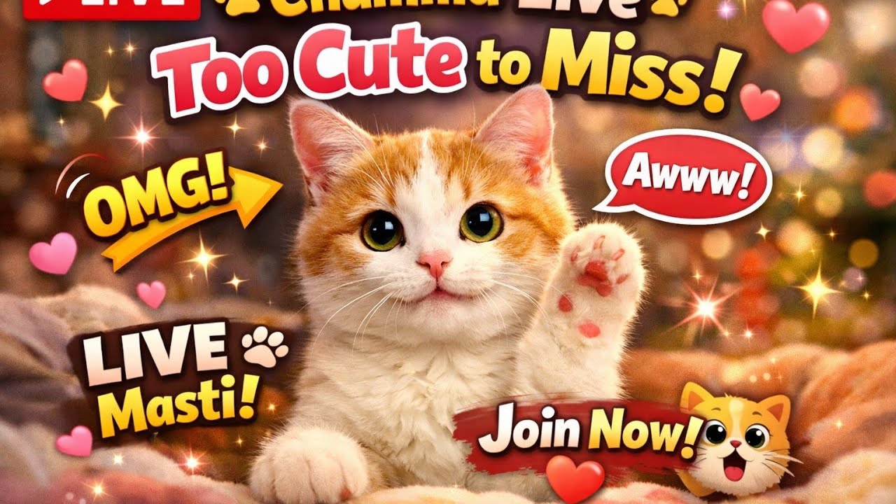 Chumma Live 😺Too Cute to Miss!!! 