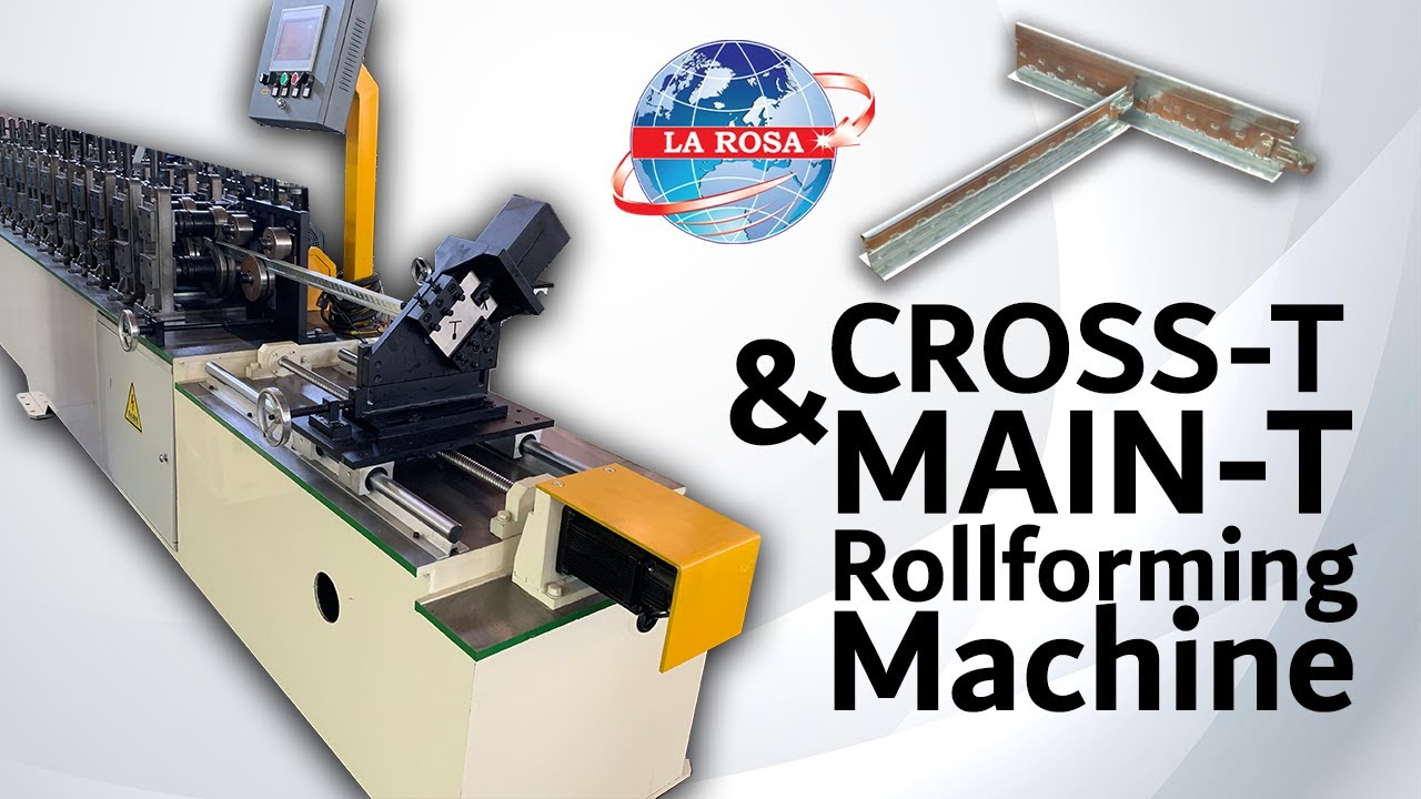 Fully Automatic Cross-T & Main-T Ceiling Roll forming machine