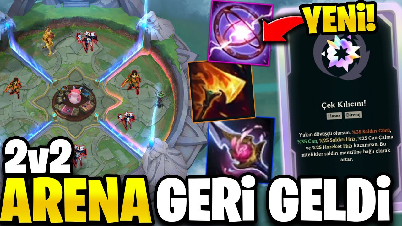 2v2 ARENA MODU YENİLENİP GERİ GELDİ! (Yeni Eşya & Augmentler) | KassadinsCreed