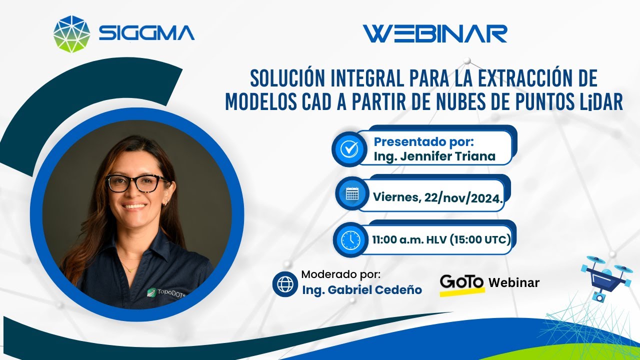 WEBINAR: Solución Integral para la Extracción de Modelos CAD a partir de Nubes de Puntos LiDAR