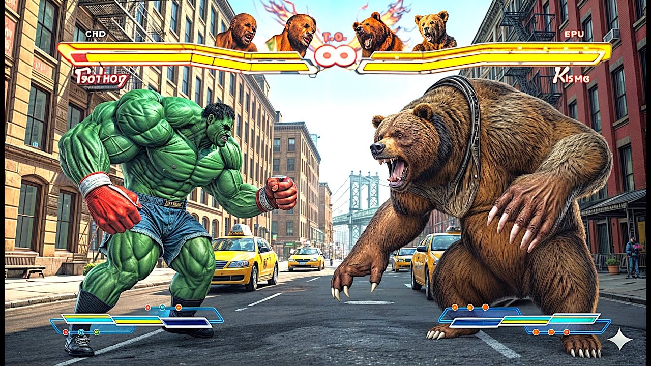 Street Fighter X Tekken | MARDUK & BALROG VS HEİHACHİ & KUMA(Hardest) - Street Fighter X Tekken