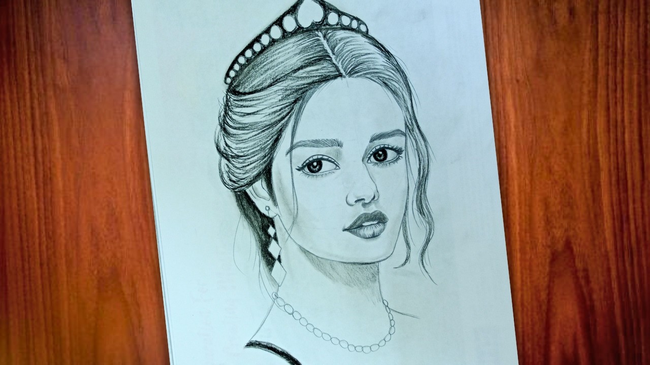 ✅How to Draw a Realistic Girl Face | Loomis Method | Easy Pencil Portrait Tutorial