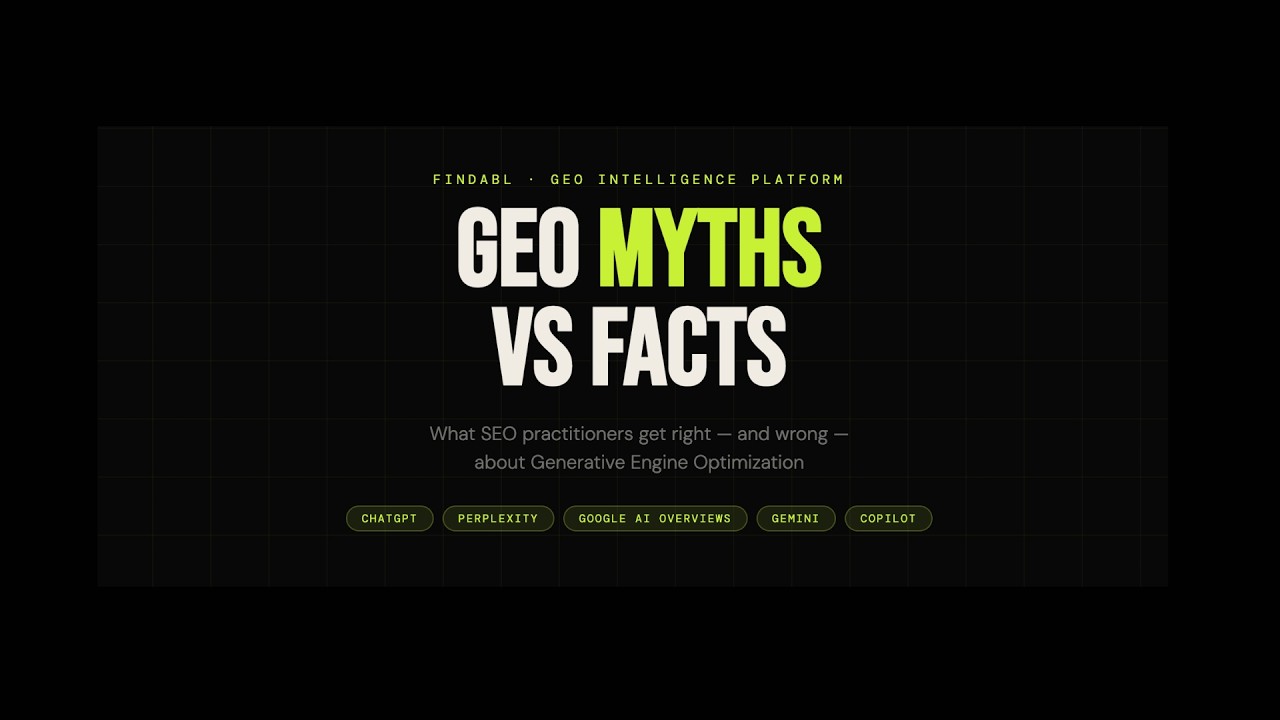 Debunking GEO Myths vs Facts: How AI Actually Chooses Who to Cite