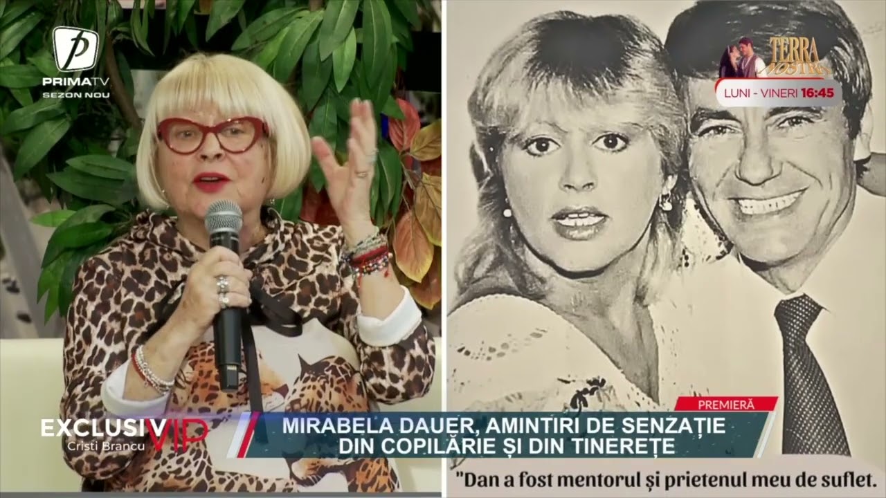 Mirabela Dauer, povești de viață. Artista și-a deschis sufletul în direct