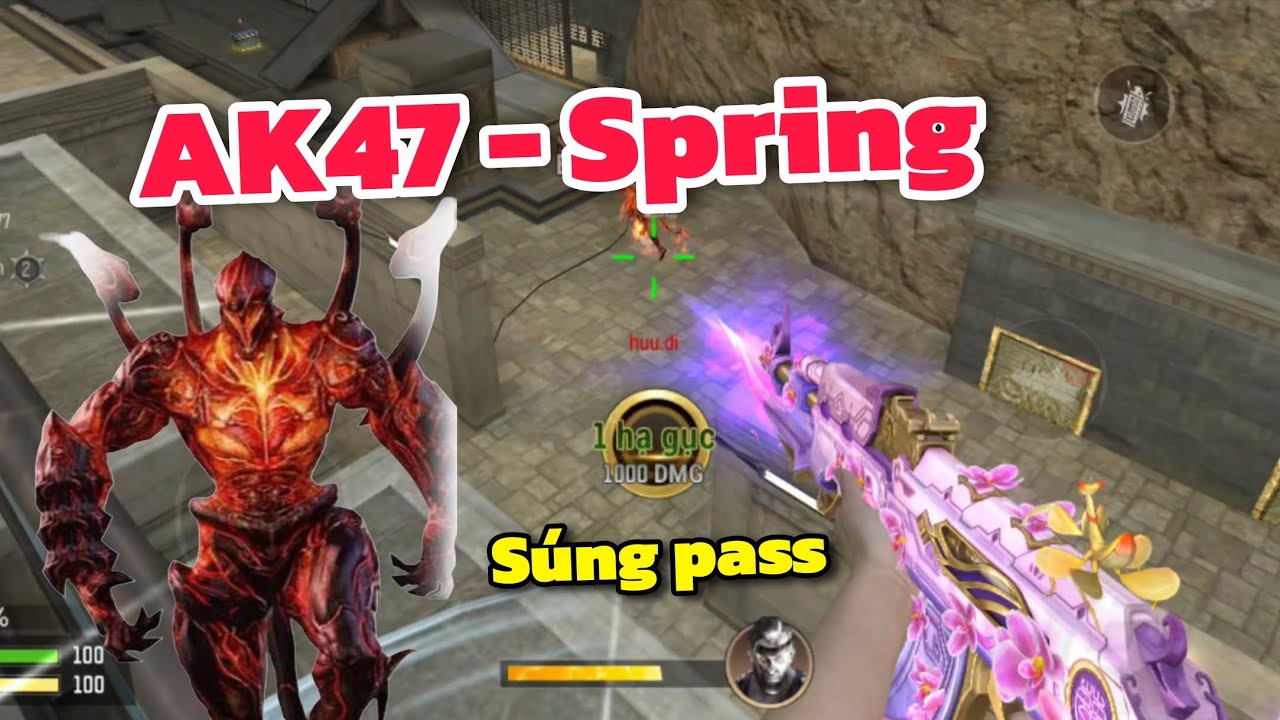 CF LEGENDS | Review AK-47 SPRING Sổ Pass Mùa 2 Bắn Zombie Nano Có Ngon.