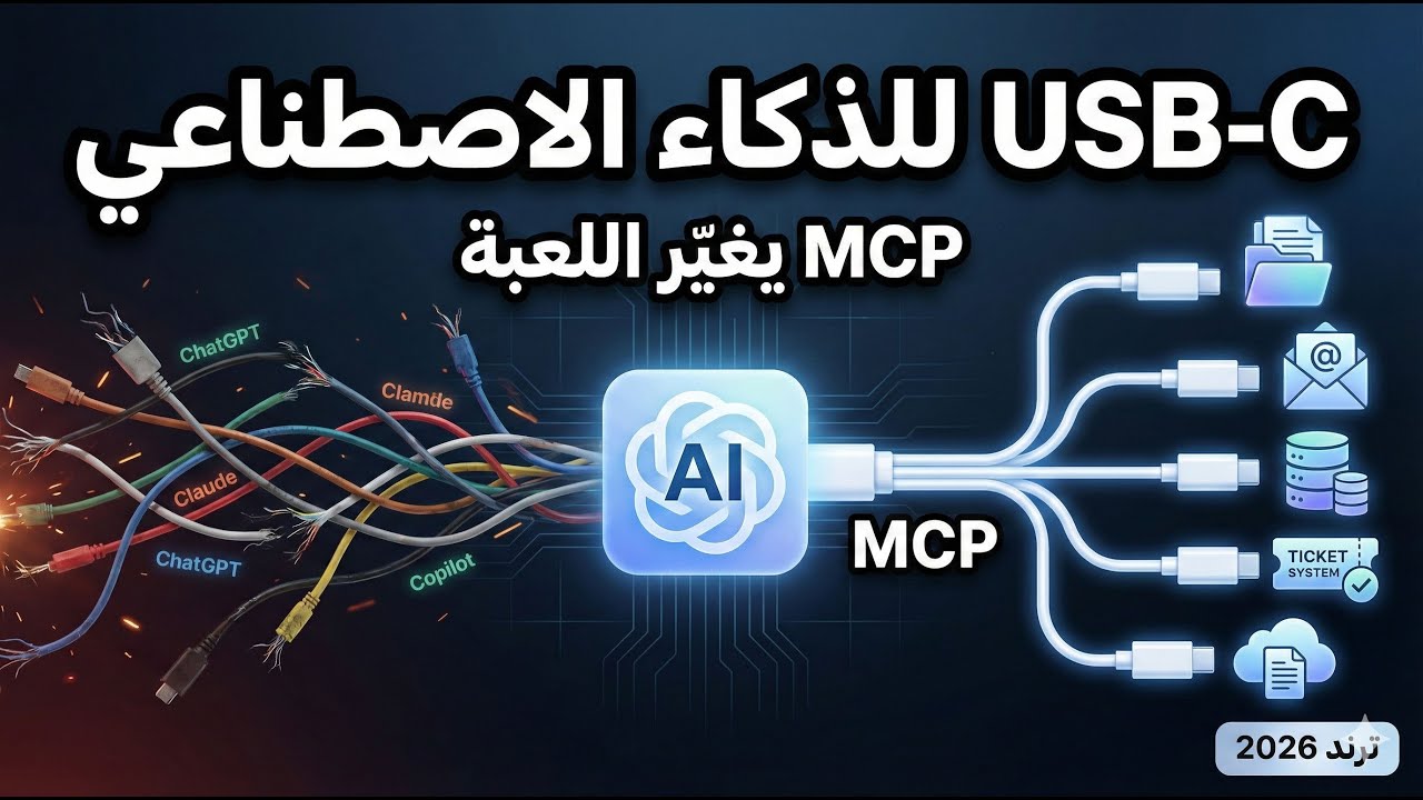 MCP: البروتوكول اللي جمع OpenAI وAnthropic… هل صار “USB-C” للذكاء الاصطناعي؟