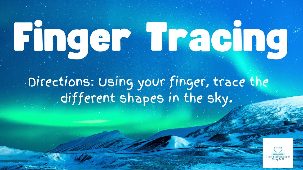 Finger Tracing Lights || Calming Activity