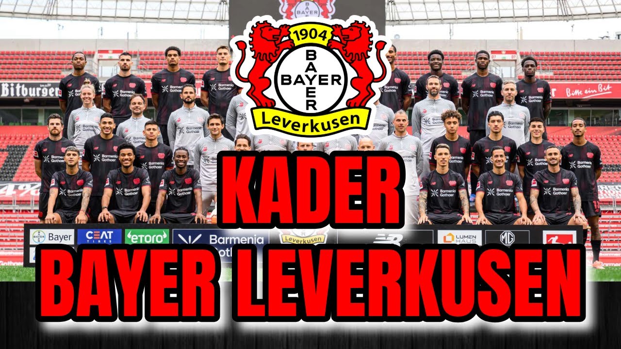 Bayer Leverkusen Bundesliga Kader Übersicht Saison 2025/2026