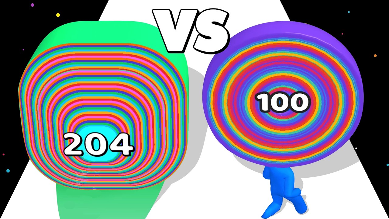 SMASH RUNNER /vs LAYER MAN &infin; ASMR Gameplay Android iOS &bull; Layer Run 3D Satisfying Mobile Games