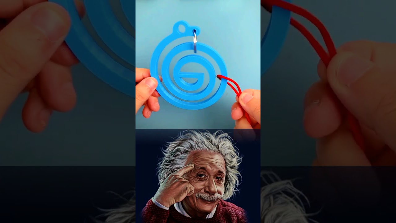 Remove the Red String in Seconds! 🤯 | Impossible Puzzle Solution Revealed! #iq #iqpuzzle