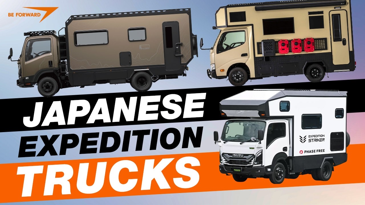 Японские внедорожники | Полноприводные Isuzu Be-Cam и Toyota Camroad | Серия японских кемперов