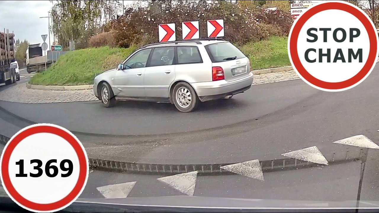 Stop Cham #1369 - Niebezpieczne i chamskie sytuacje na drogach