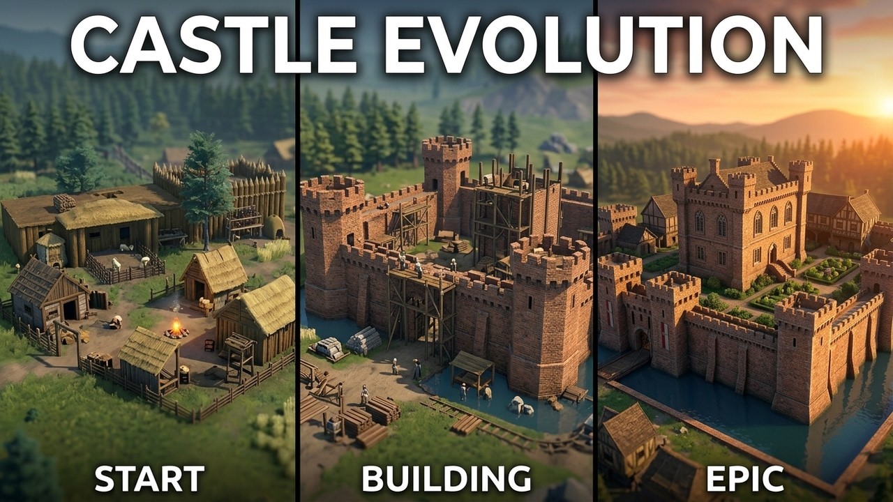 This Castle Layout Survives Winter & Raids - Going Medieval