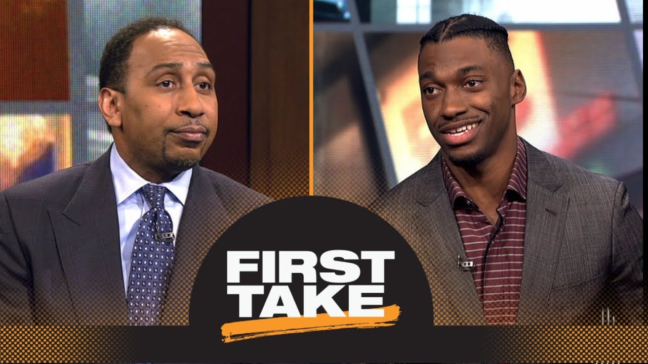 Stephen A. Smith asks Robert Griffin III questions about NFL career | First Take | ESPN