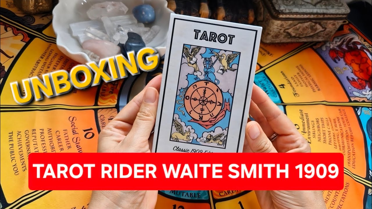 Unboxing Rider Waite Smith Tarot 1909 