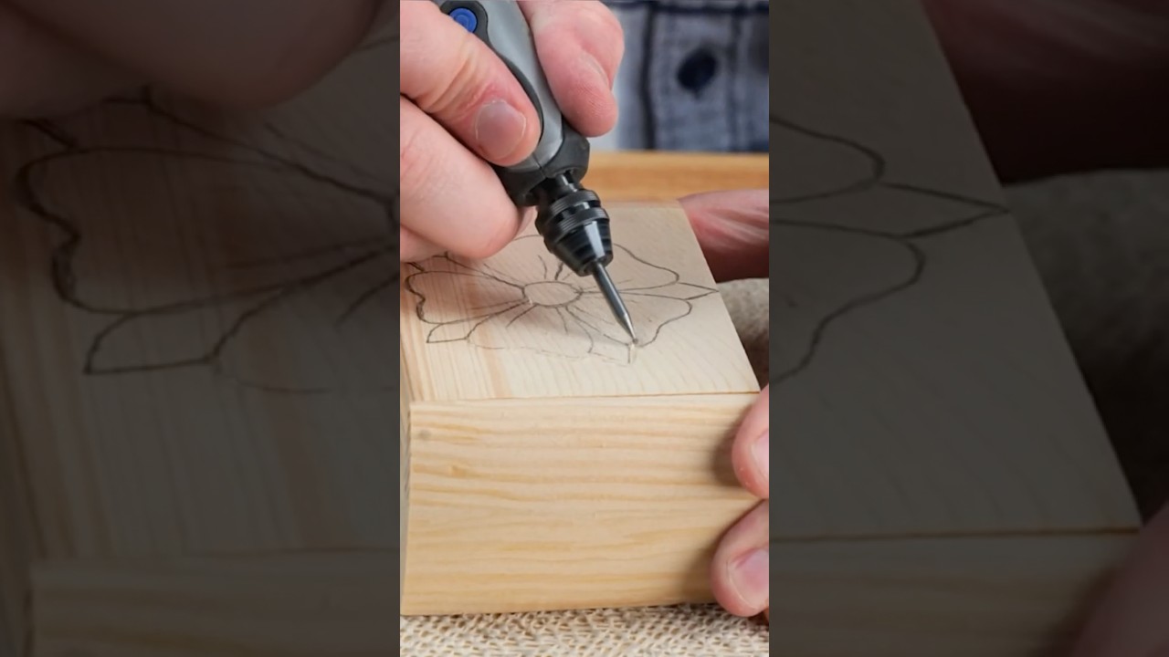 Mastering Edge Tracing Carving with the Dremel Stylo #dremel