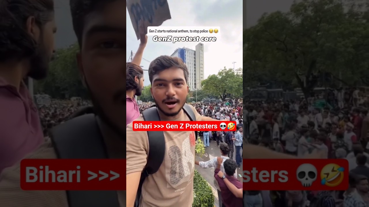 Patna Protest: BihariGen Z Protesters From Bihar Went Viral 💀