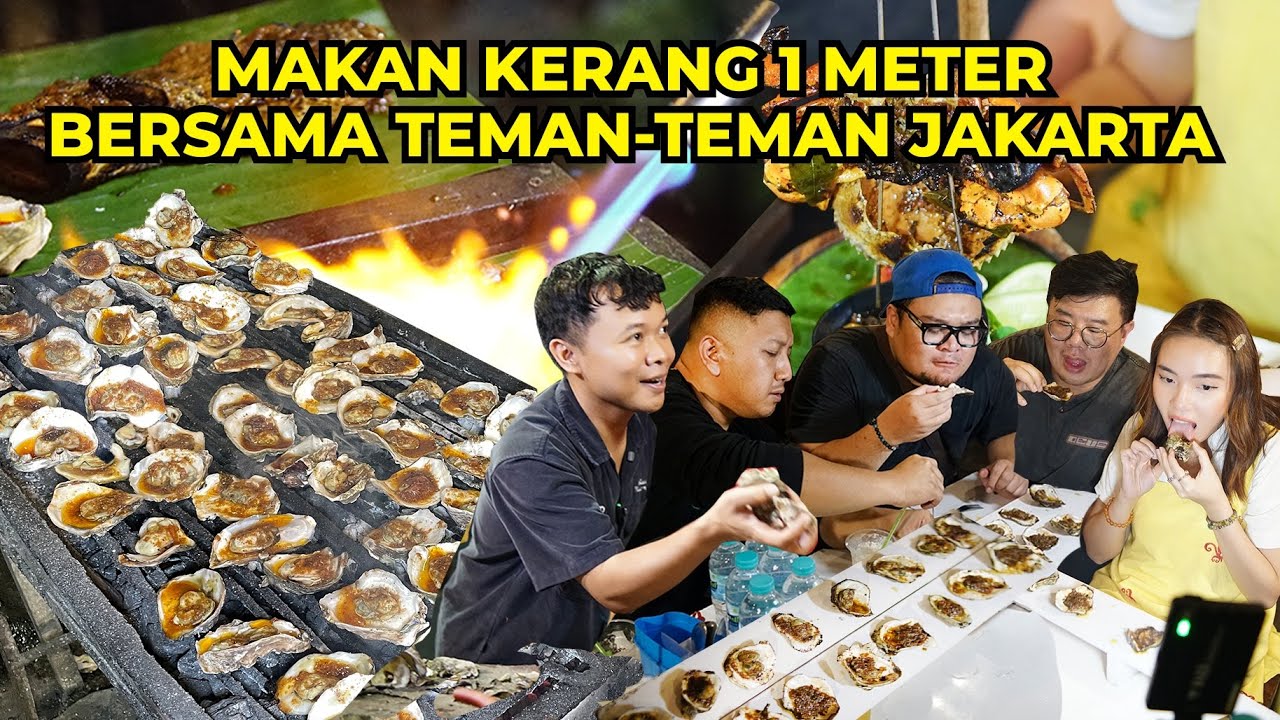 POV Ngajakin Teman-teman Jakarta Makan Kerang 1 Meter, Langsung Lupa Diet!