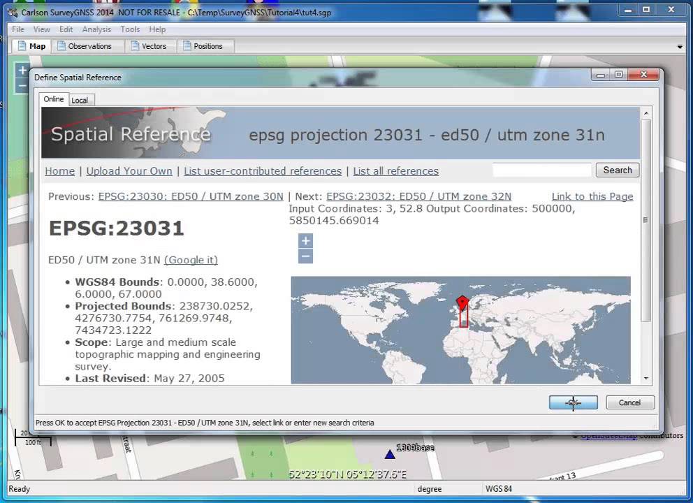 Survey GNSS SNG