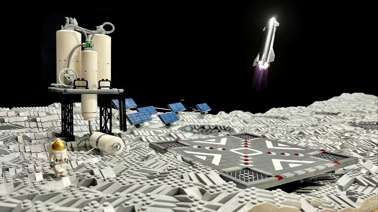 Raketen-Startplattform - Lego Mondbasis Teil 3.
