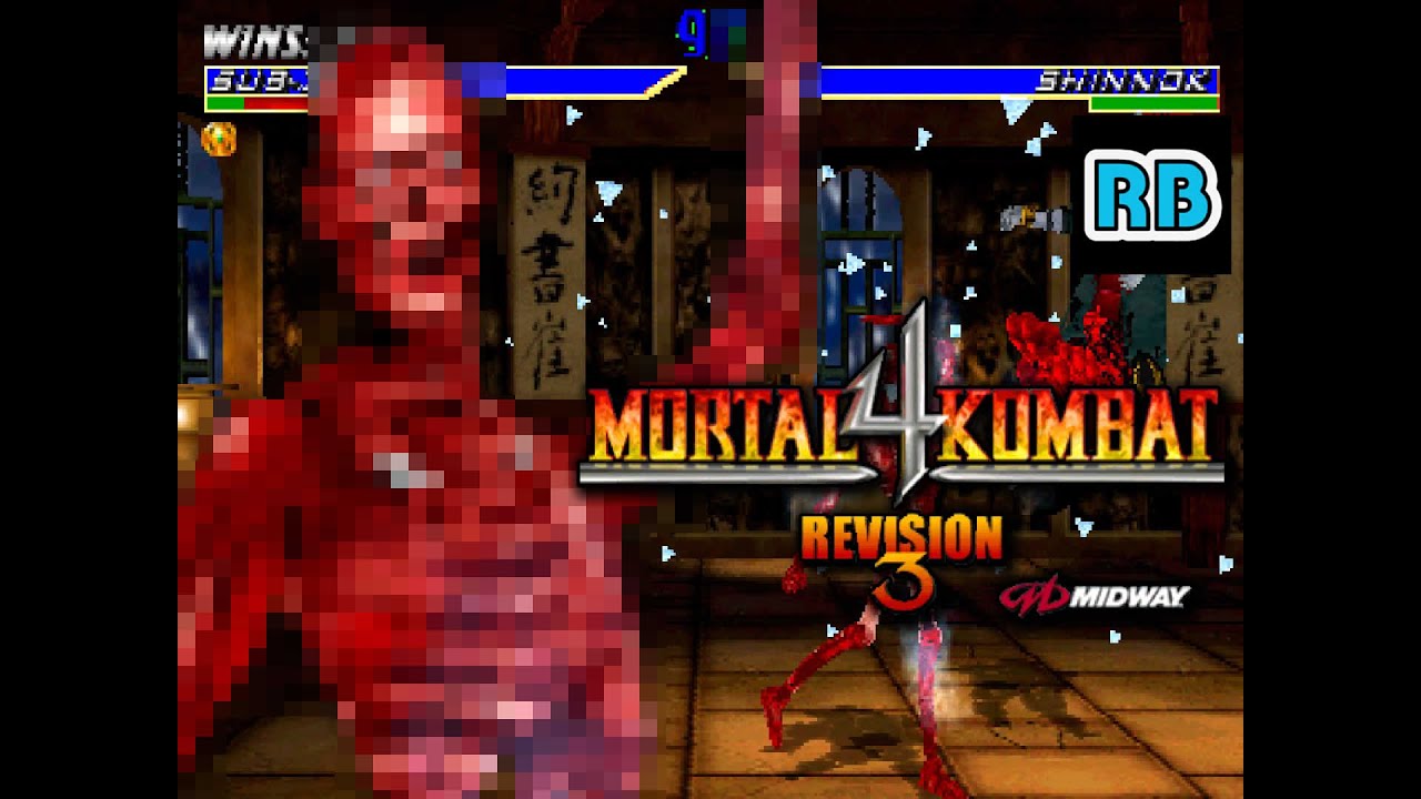 1997 [60fps] Mortal Kombat 4 Meat Sub-Zero Master2-4