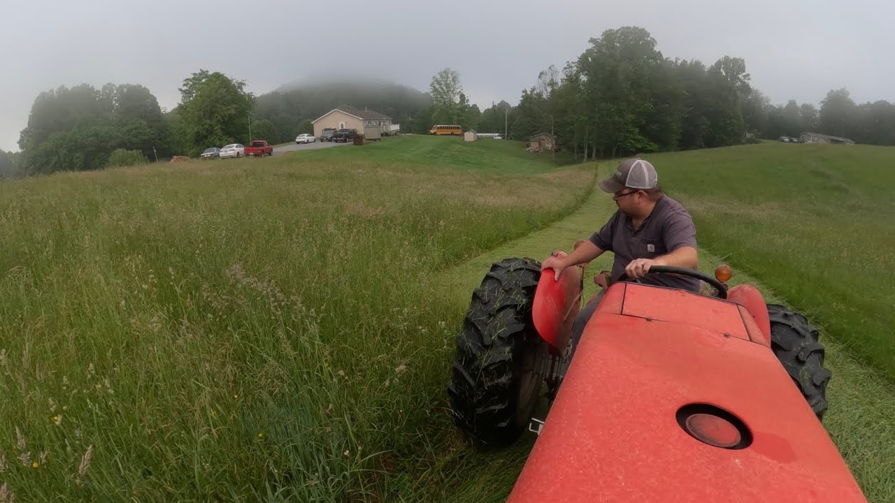 Starting on 1st Cut Hay, Old School Mowing!