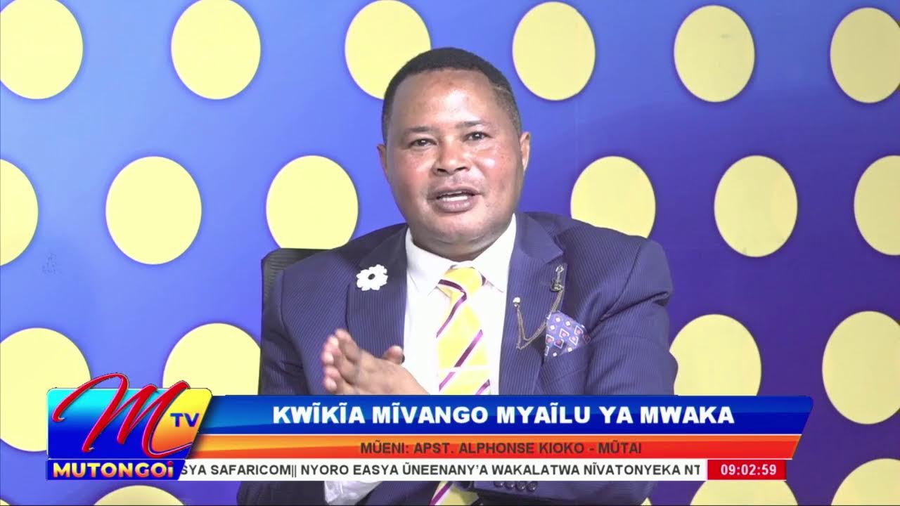 KWIKIA MIVANGO MYAILU YA MWAKA MUENI: APST. ALPHONSE KIOKO- MUTAI