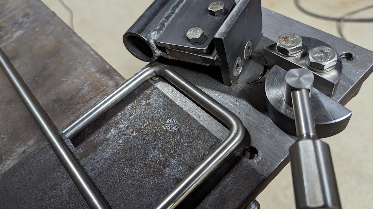 Building A Round Bar Bender From Scrap Metal