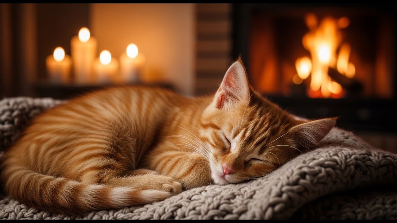 Healing Frequencies for Cats 🐾 Relax Your Cat Naturally | With Gentle Purring