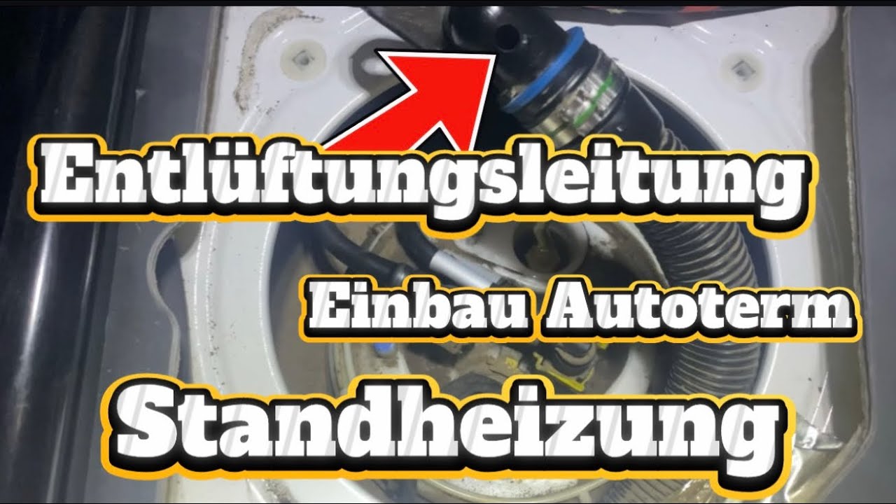 Standheizung Einbau durch Entlüftungsleitung Bohren- Ducato - Jumper - Boxer einfacher geht es nicht