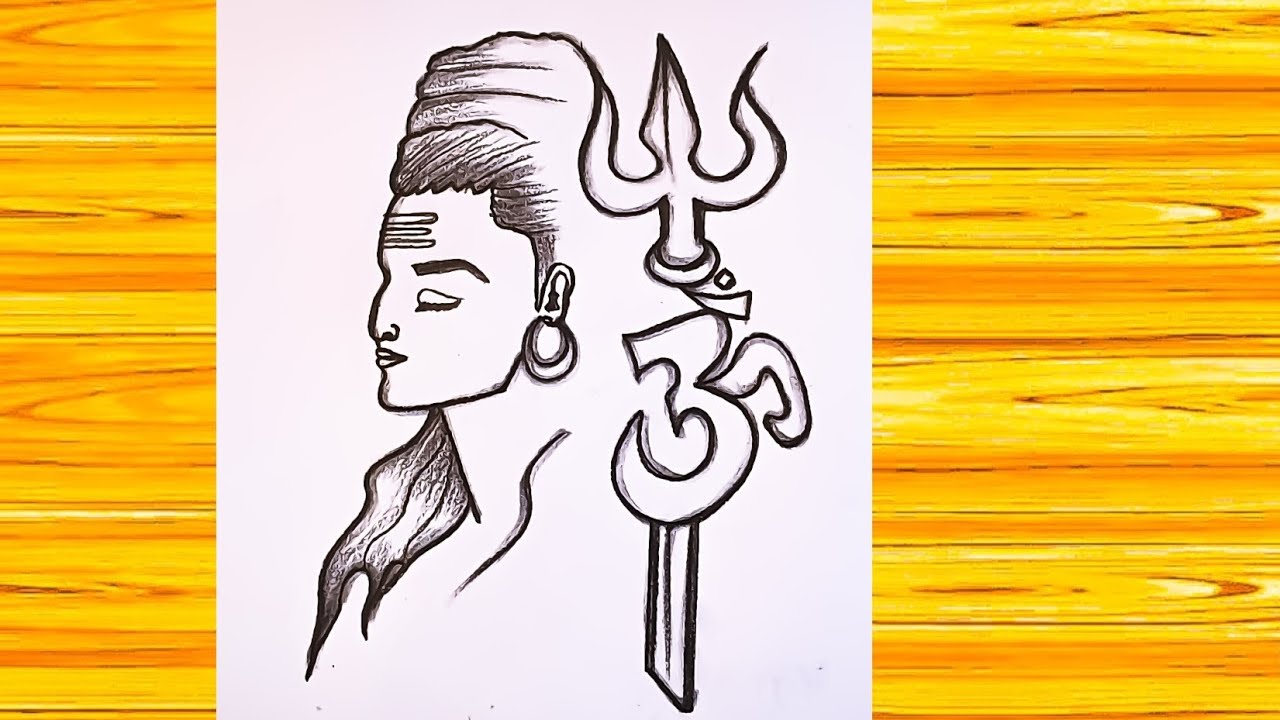 Mahashivratri Special Lord Shiva Drawing🙏|| Bholenath Drawing Easy Step By Step | Shiva Drawing 