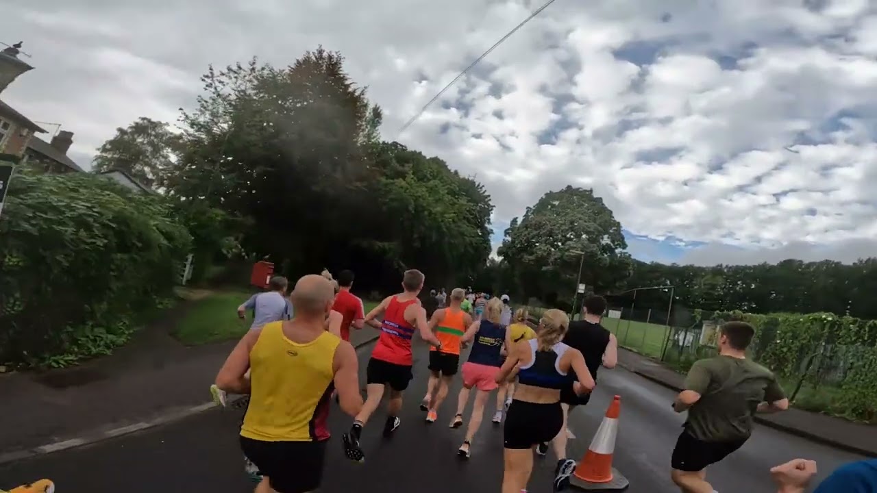 The Surrey Half Marathon in Real Time
