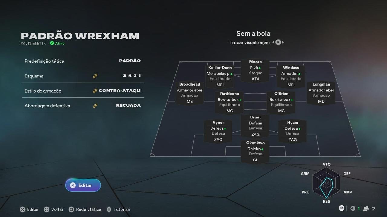#Wrexham Ep3 / Estreia na EFL e Lesão / Modo Carreira Jogador / EA SPORTS FC 26