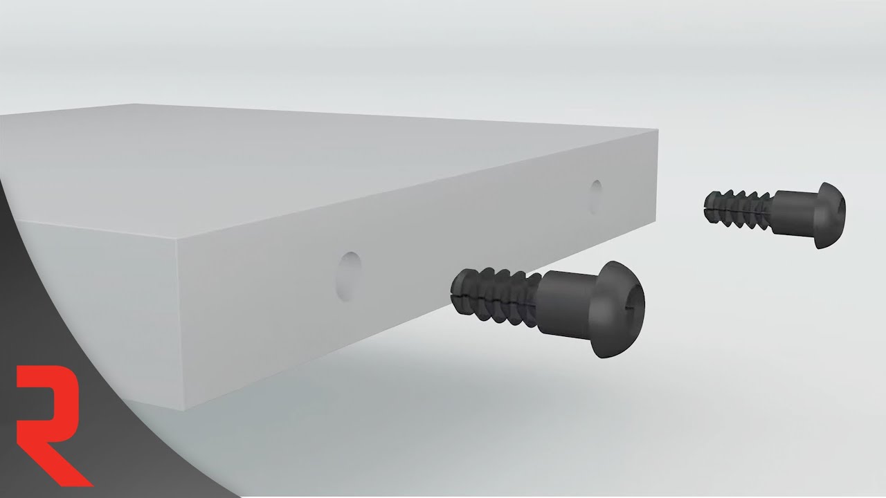 The PEANUT 2 Invisible Connector Forms a Right Angled Joint