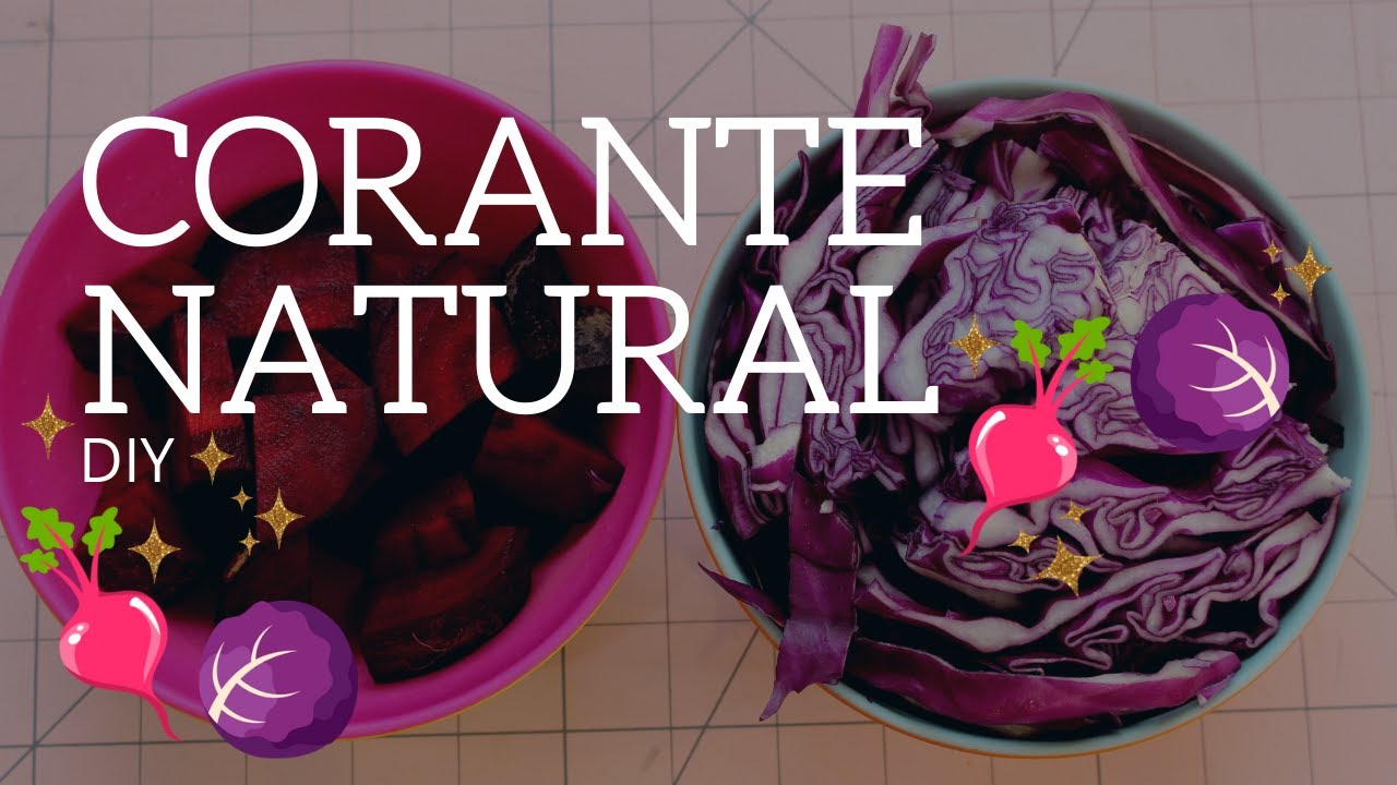 {DIY} CORANTE NATURAL E COMESTÍVEL