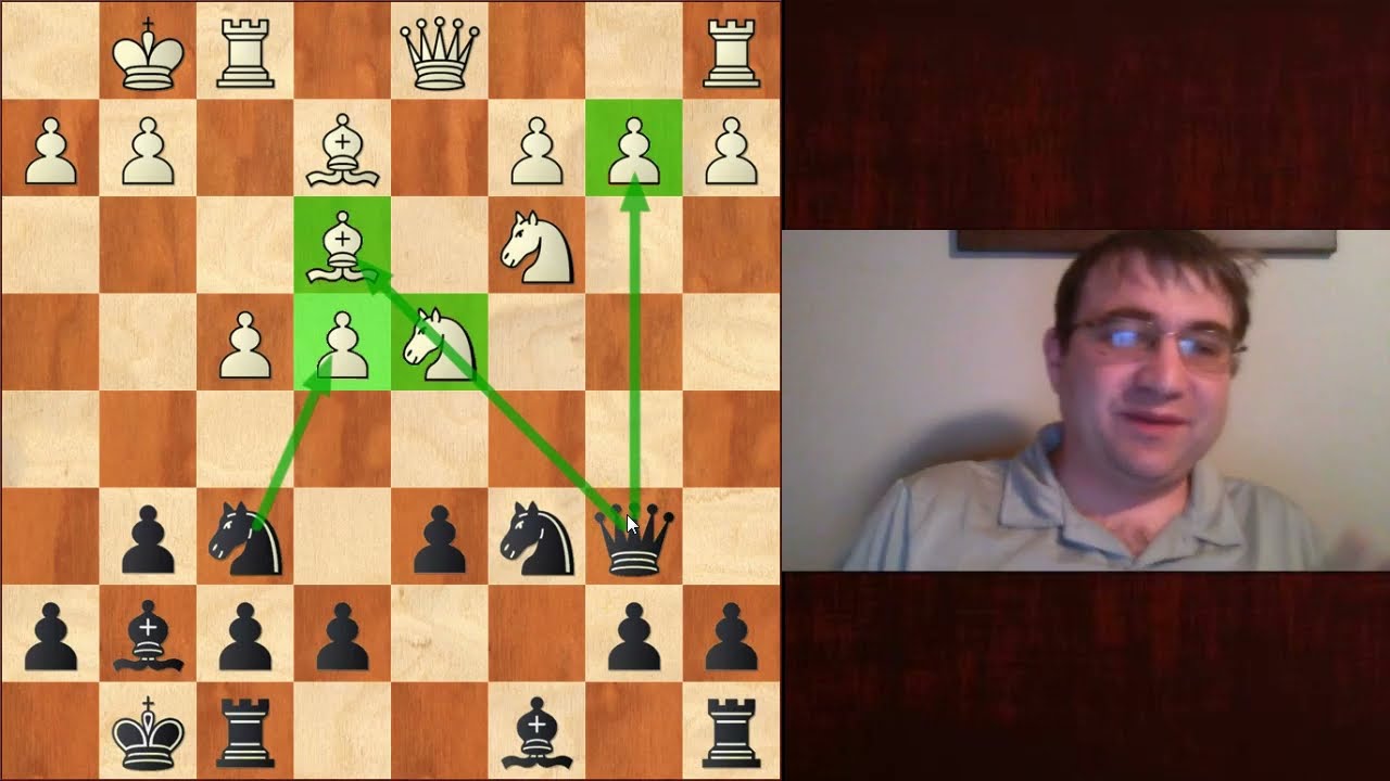 This is when to play Qb6! in the classical Dragon Sicilian