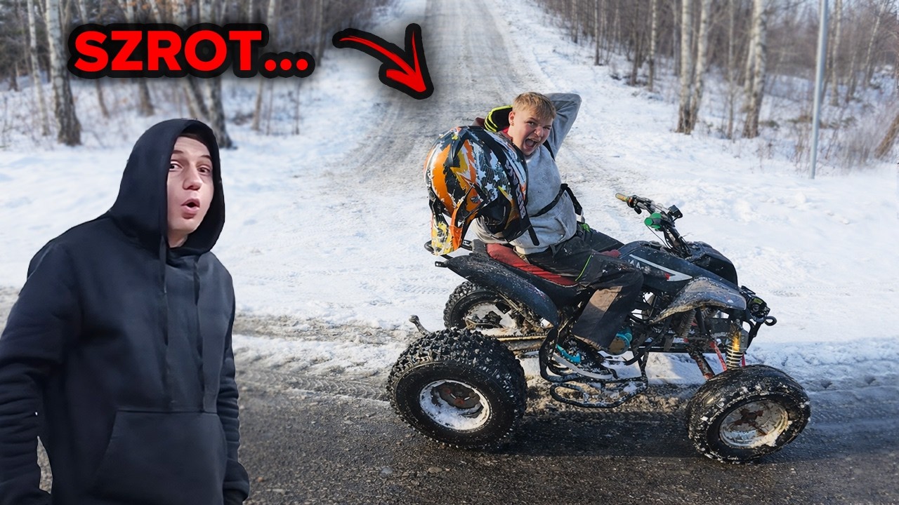 Upaliliśmy BASHANA / Wylądował w ROWIE / Brakuje mu MOCY *Quad 200*