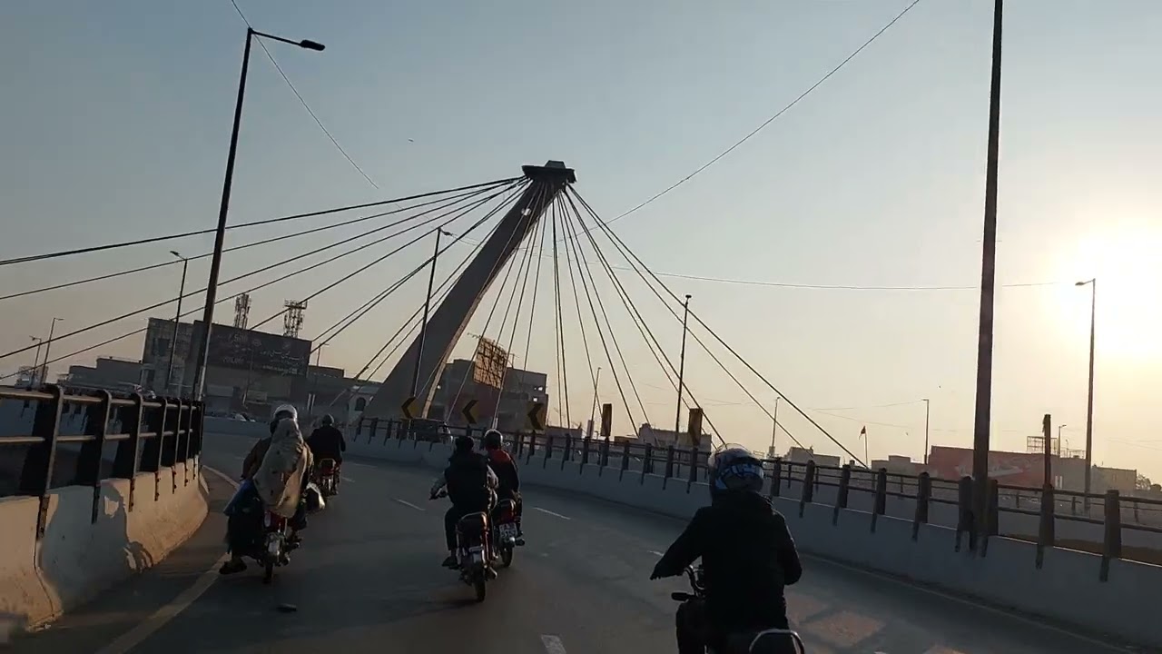 Azadi Flyover From Lari Adda to Shahdara Side Lahore
