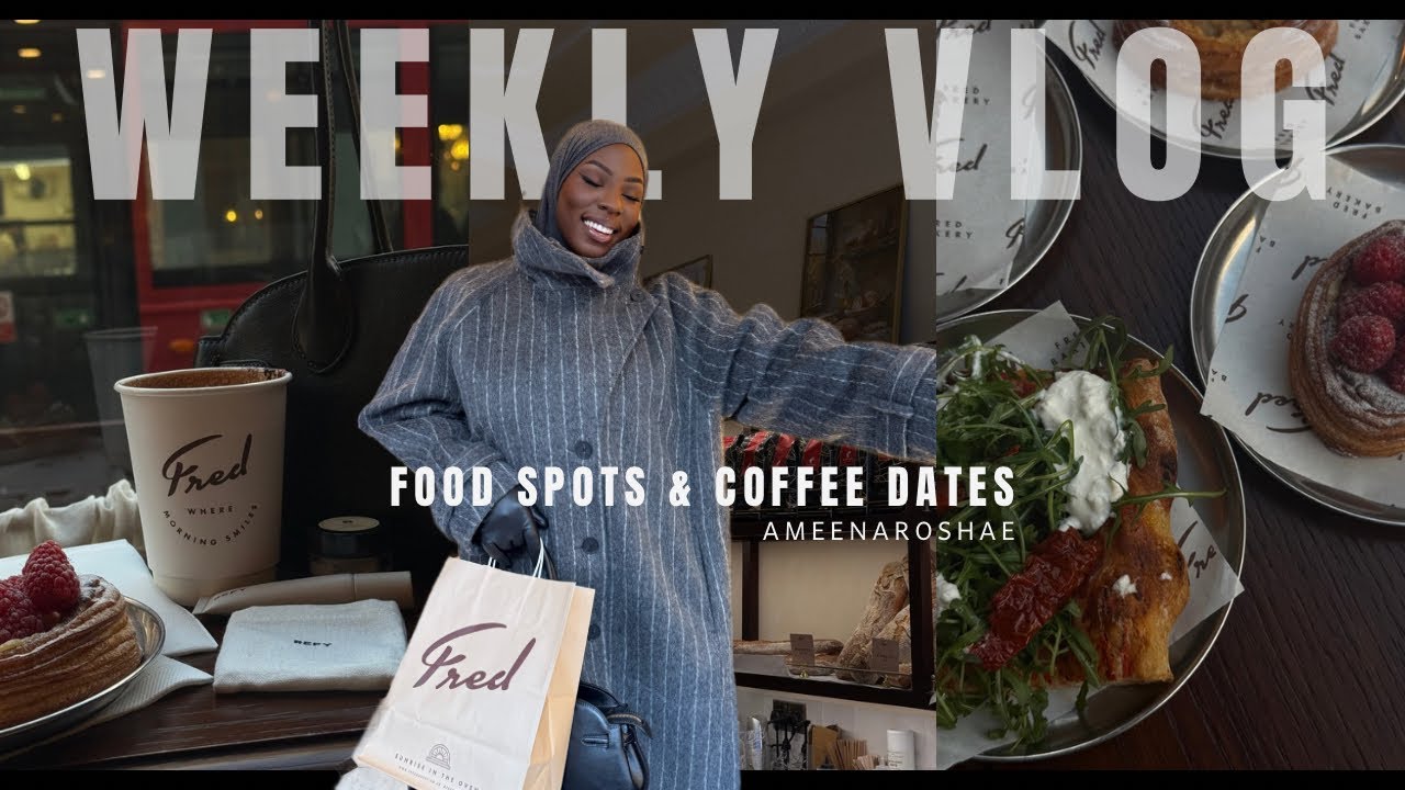 WEEKLY VLOG | Reviewing some food spots and meeting up with friends | AMEENAROSHAE 